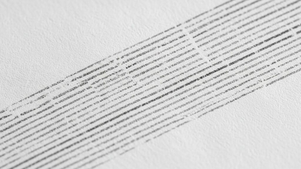 Wizualizacja unikalnych defektów wydruku. Tak jak lufa pistoletu zostawia ślad na pocisku, tak mechanika drukarki zostawia niepowtarzalne artefakty na papierze. To fizyczny dowód tożsamości urządzenia.