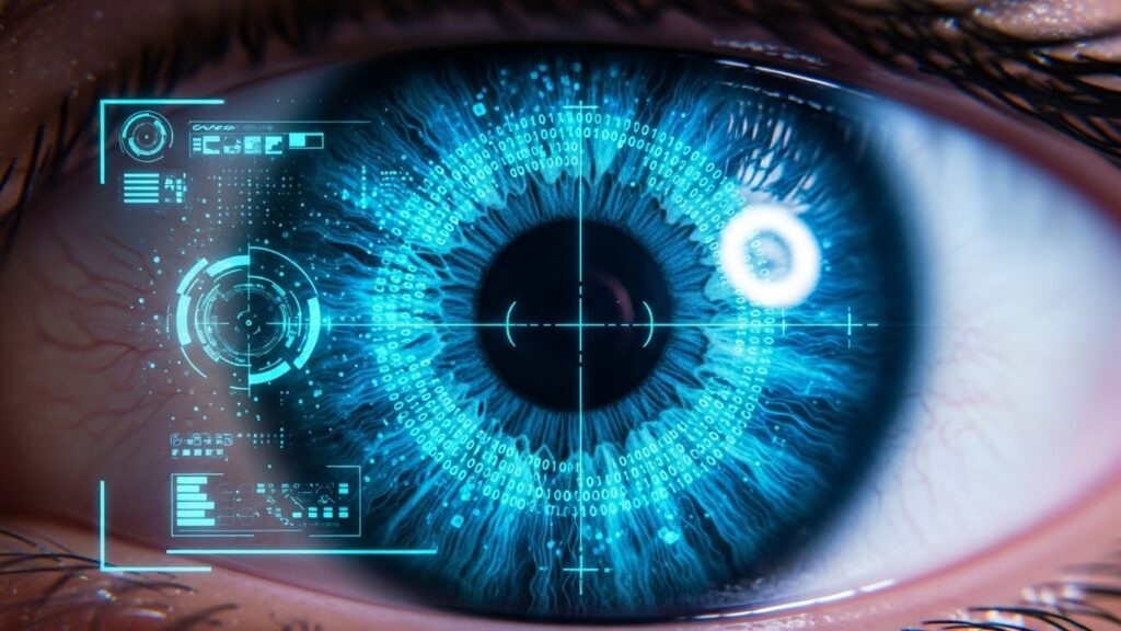 Wizualizacja cyfrowa. SynthID skanowanie. 