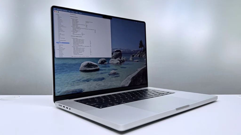 Apple MacBook Pro 16 M1 Pro A2485 – rzeczywisty egzemplarz